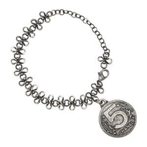 CHANEL Silver Charm Bracelet